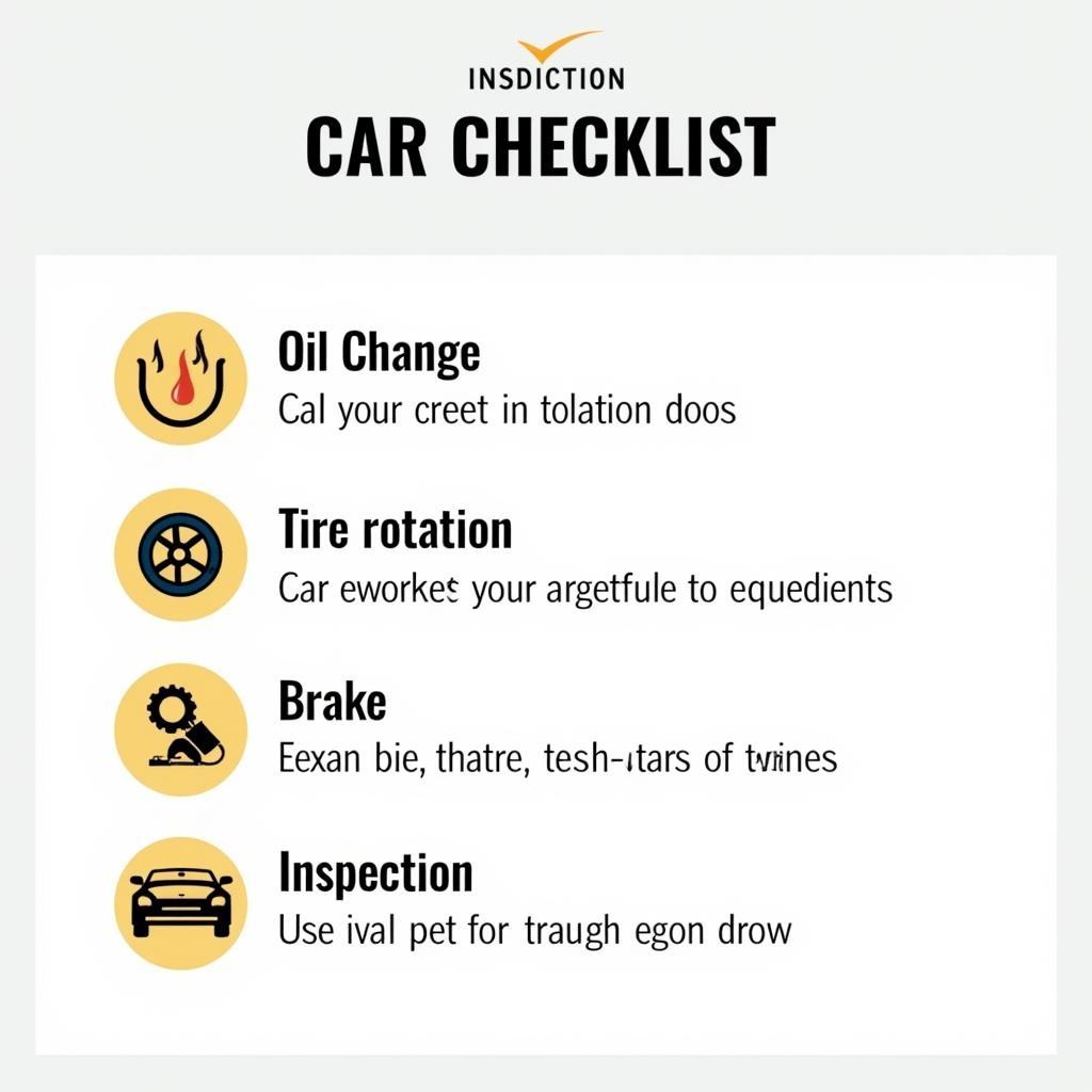 Car Maintenance Checklist