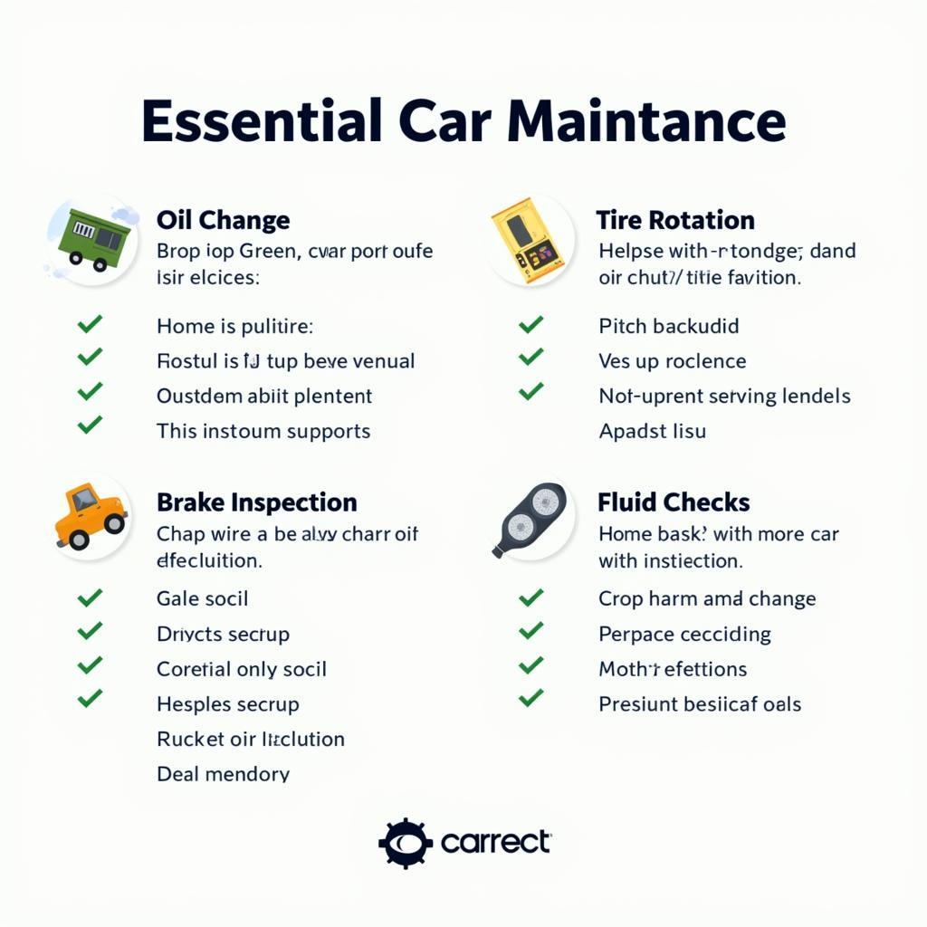 Car maintenance checklist