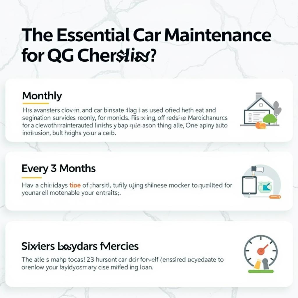 Car Maintenance Checklist