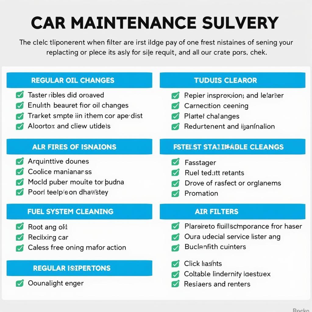 Car Maintenance Checklist for Preventing Check Engine Light Issues