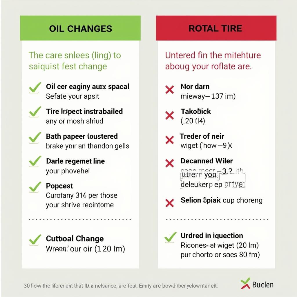 Car Maintenance Checklist