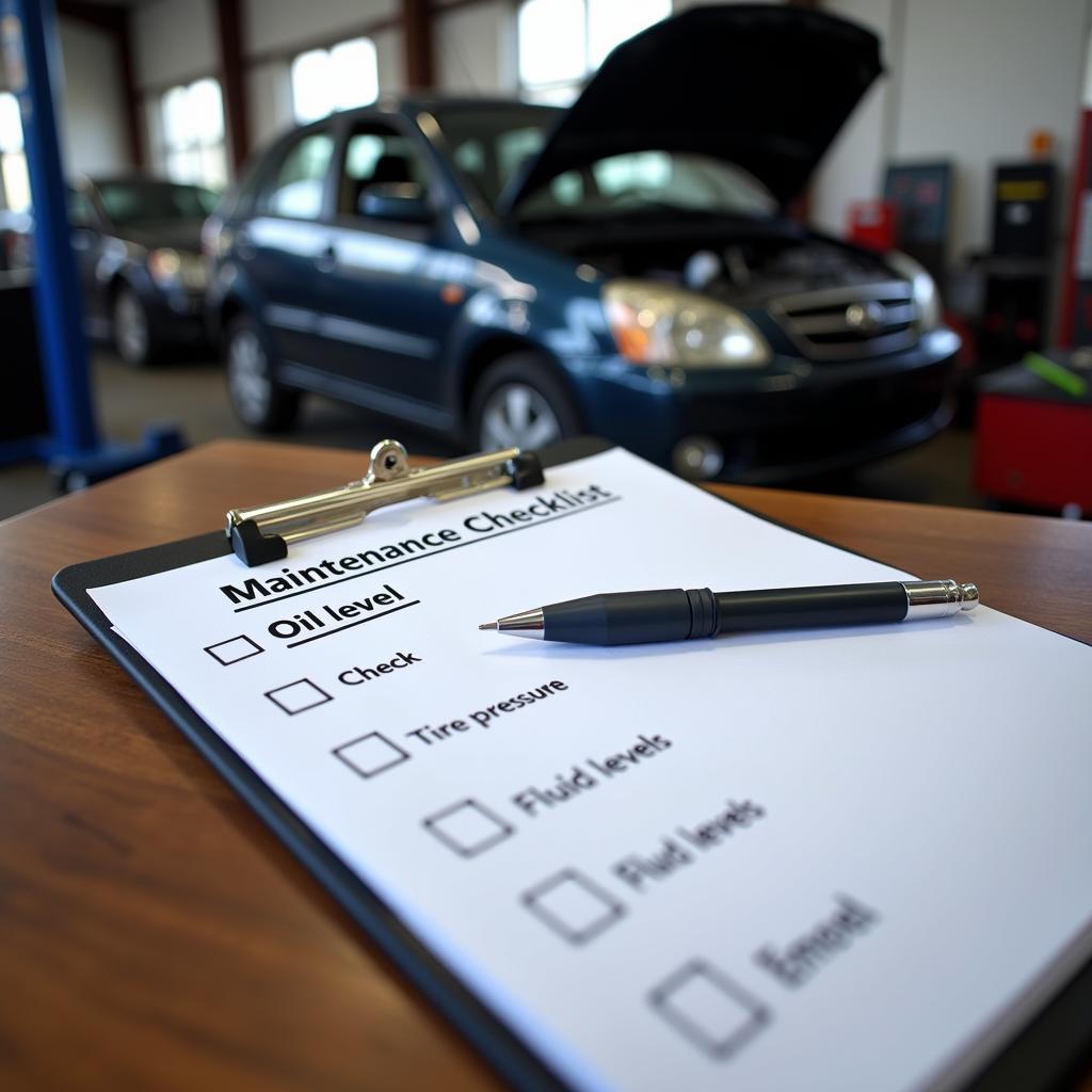 Car Maintenance Checklist