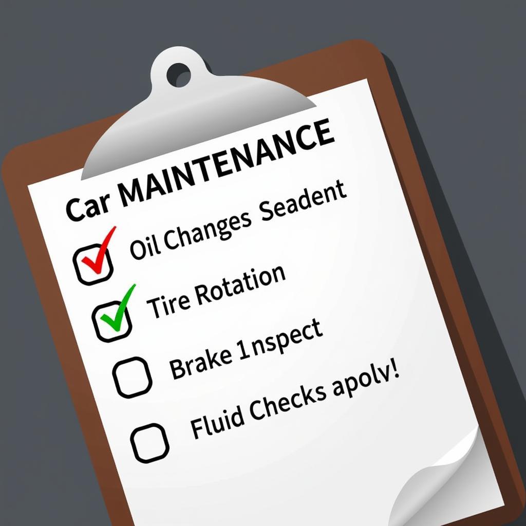 Car Maintenance Checklist