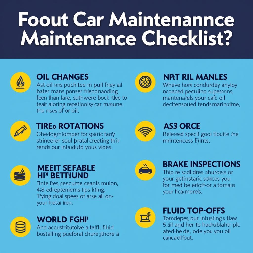 Car Maintenance Checklist