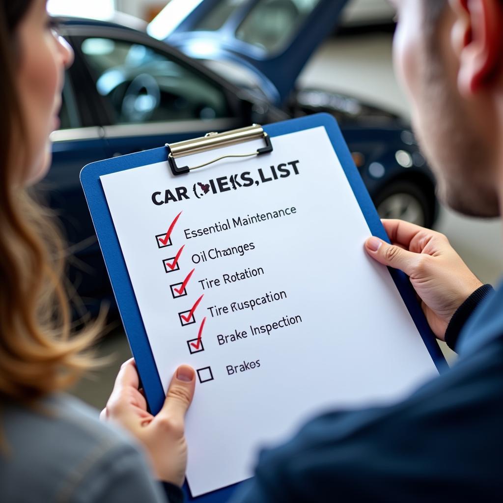 Car Maintenance Checklist