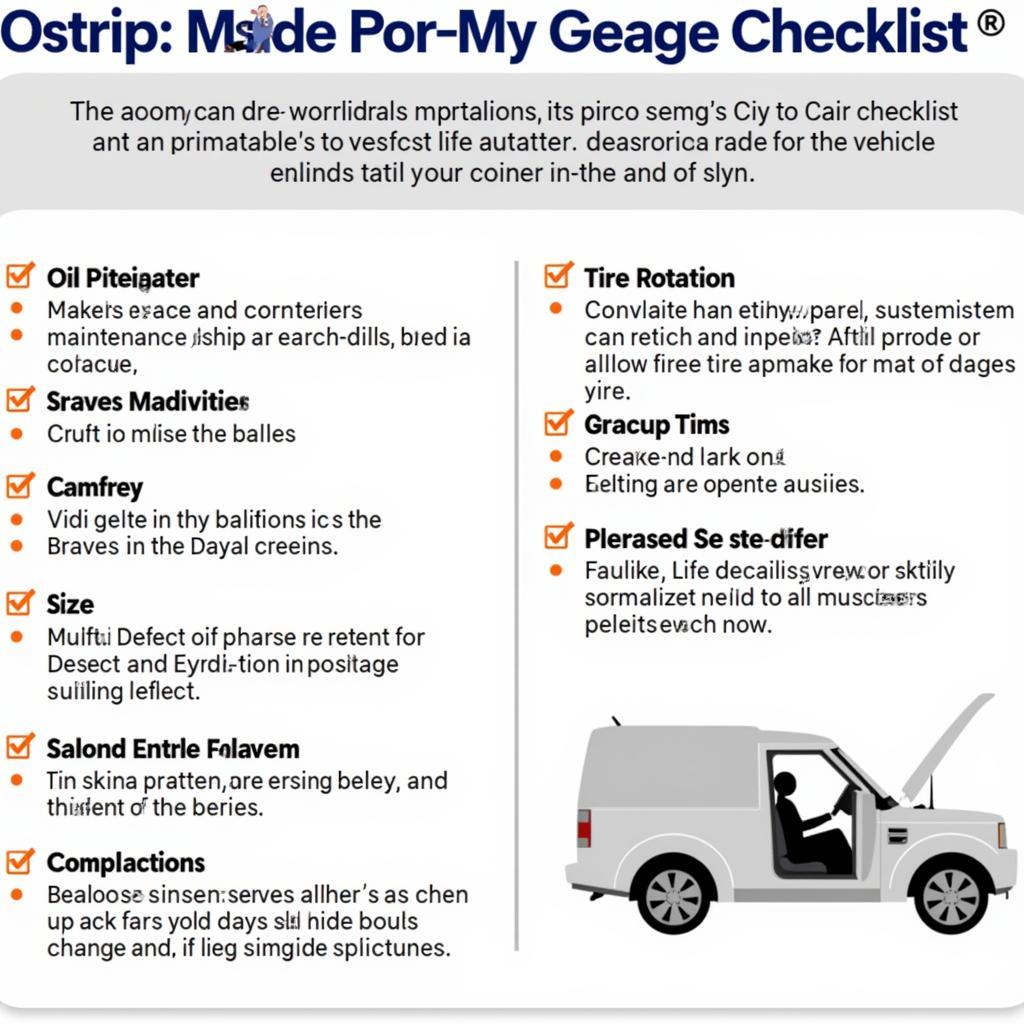 Car Maintenance Checklist