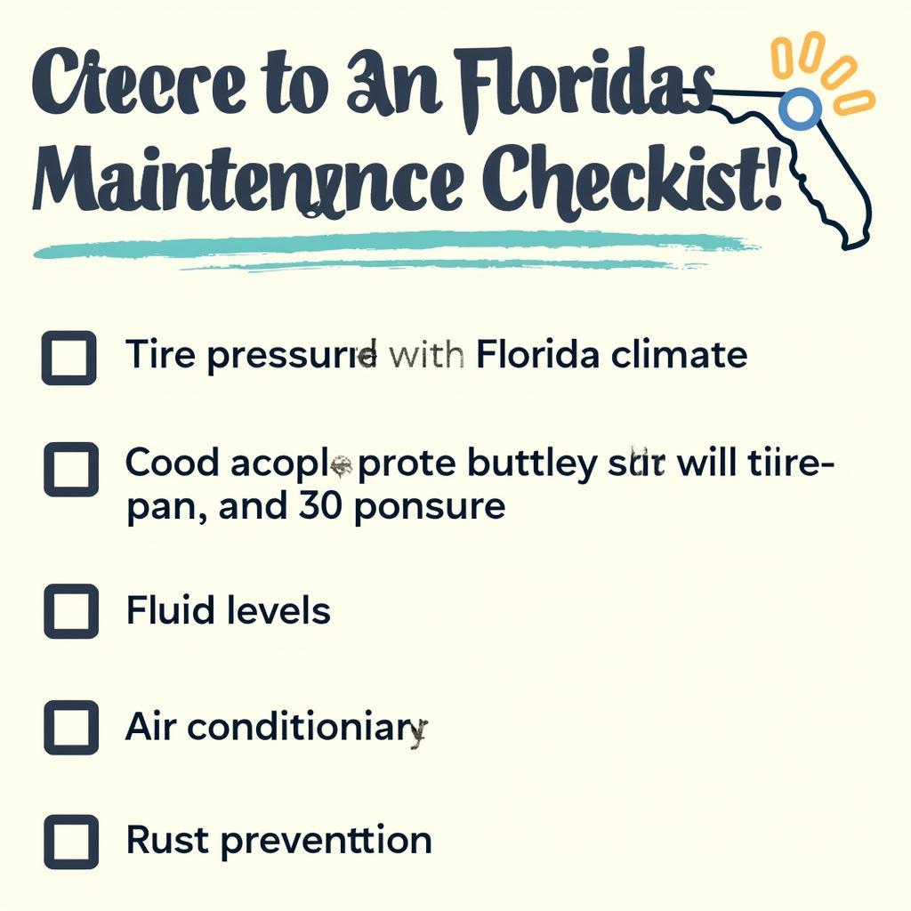 Car Maintenance Checklist for Florida Drivers