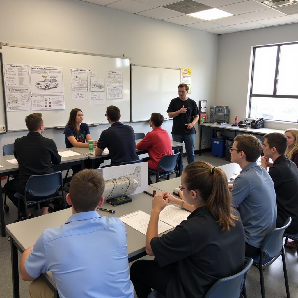 Car Maintenance Classroom on the East Coast