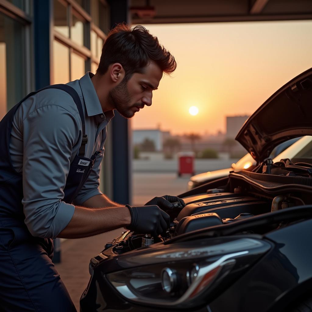 Essential car maintenance for Dubai's climate