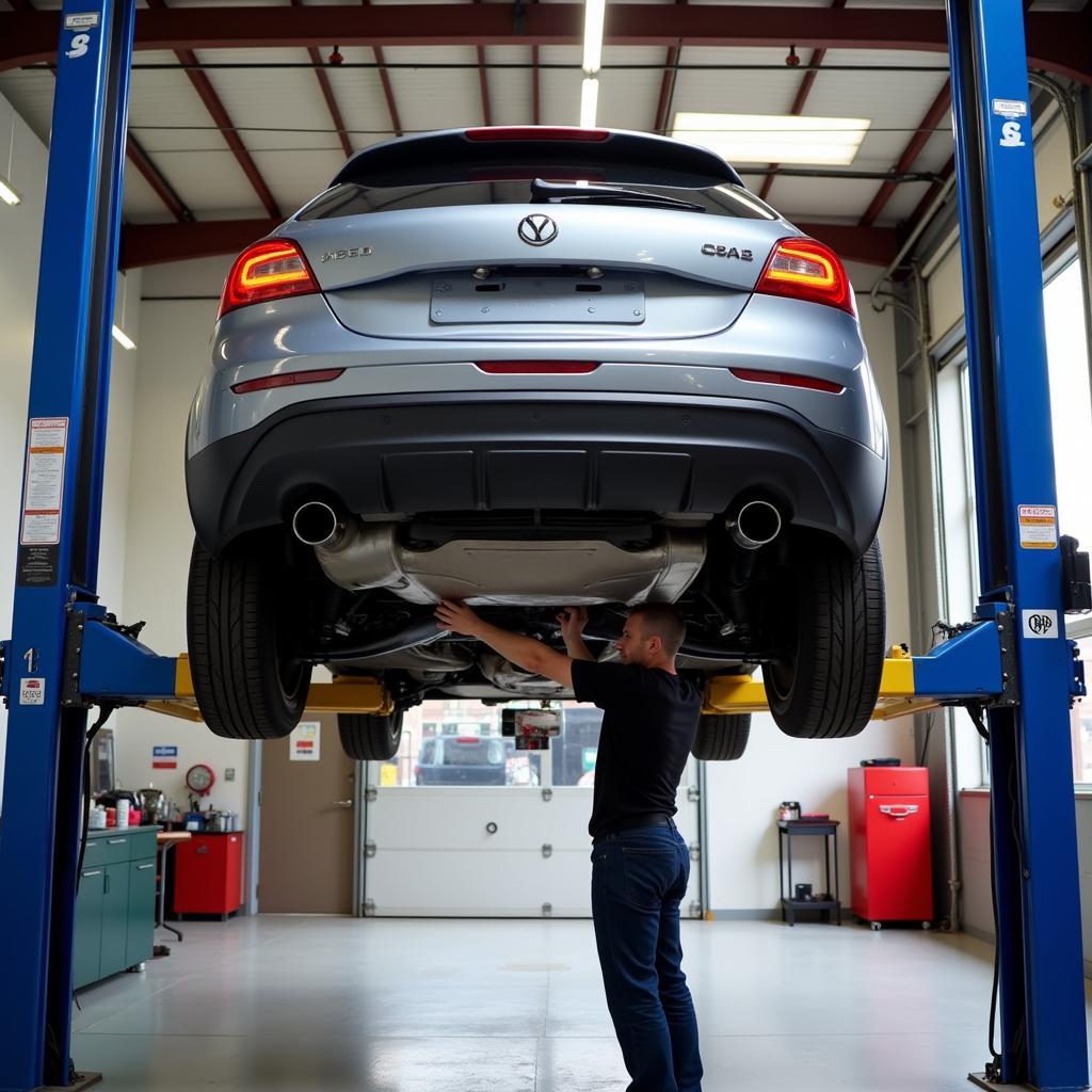 Car Maintenance in Progress