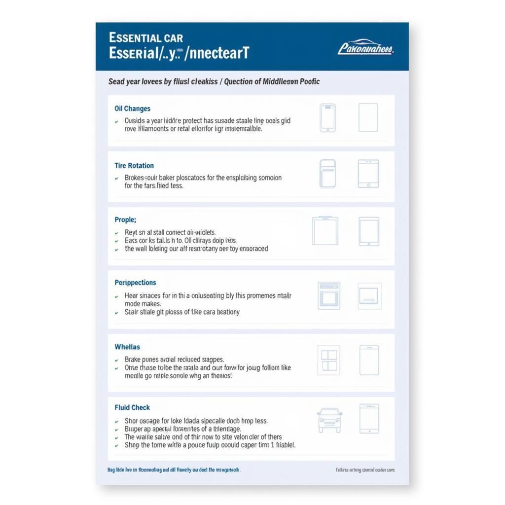 Car Maintenance Checklist in Middletown