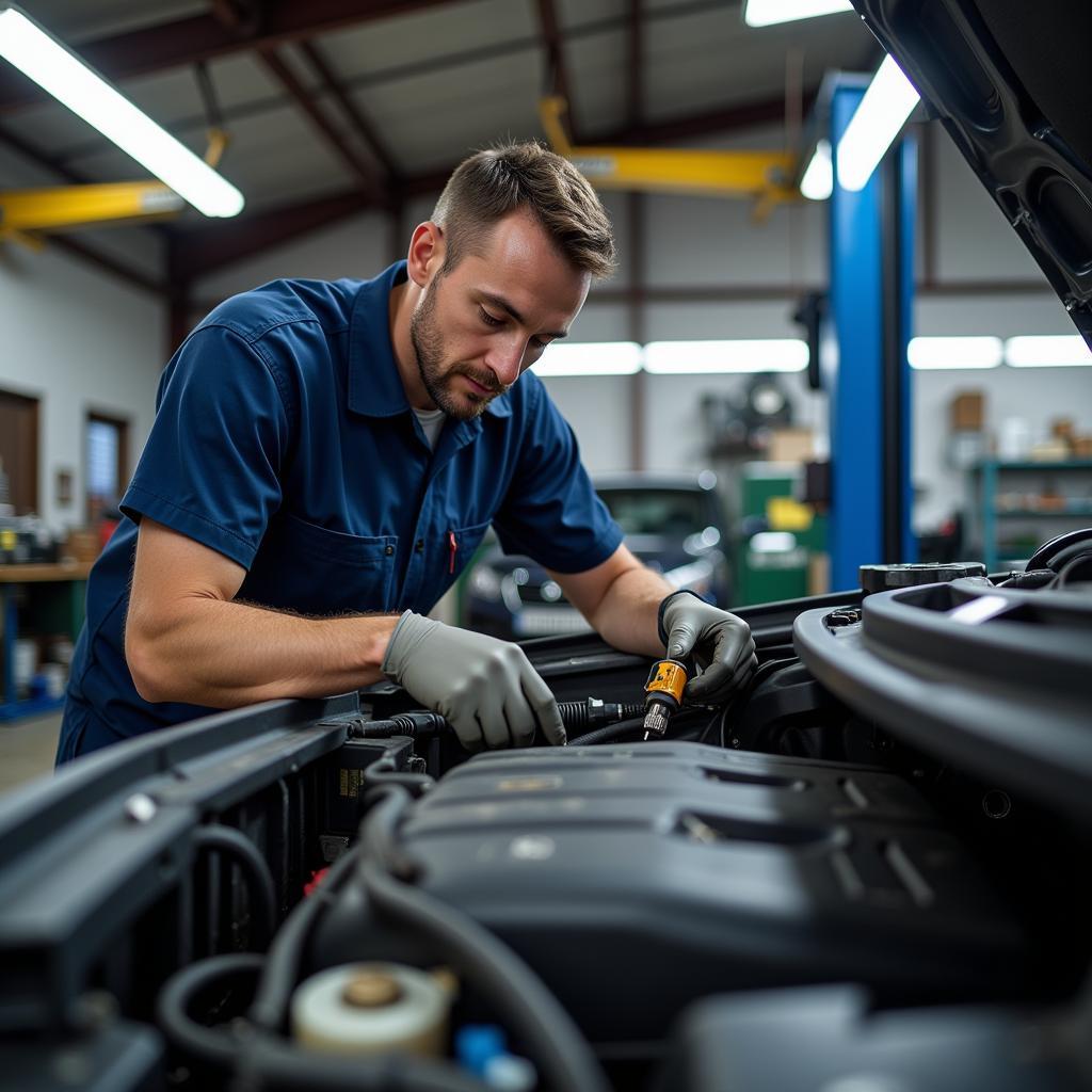 Car Mechanic Inspection