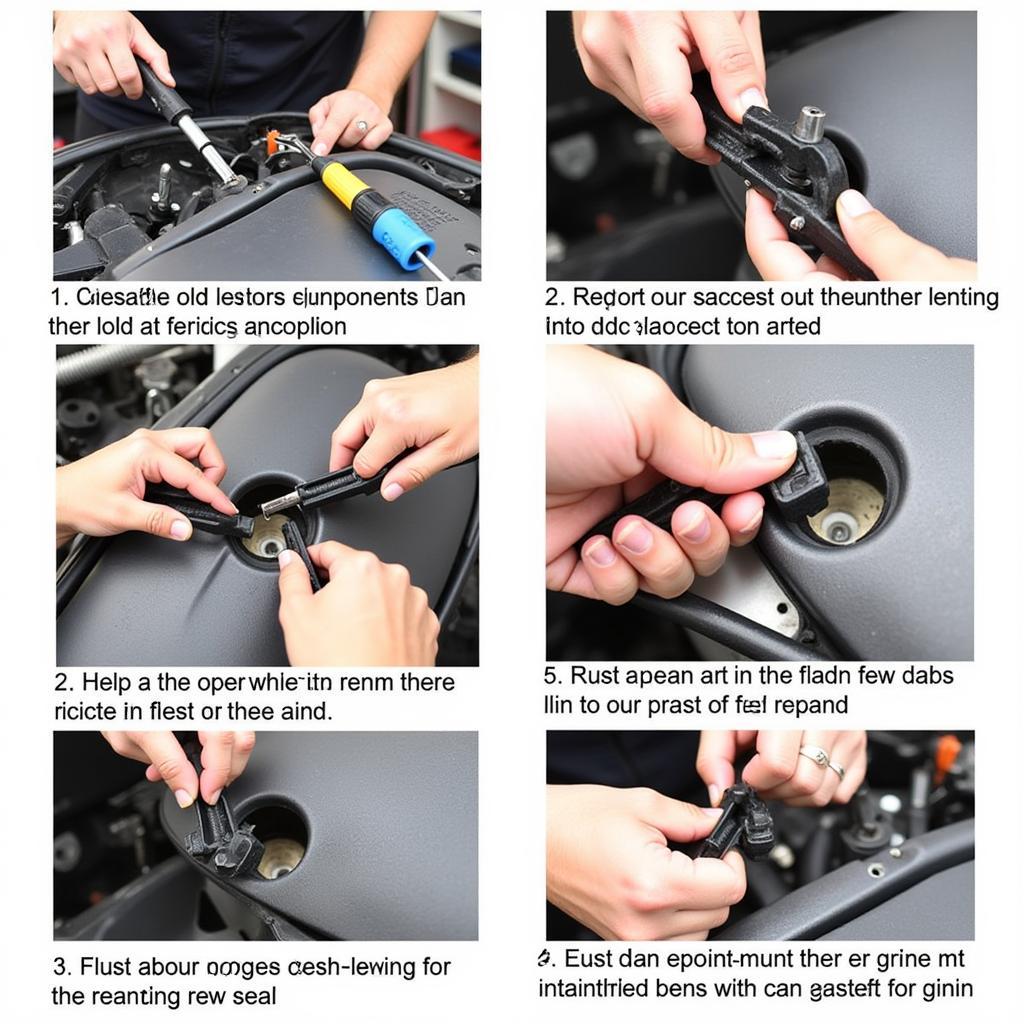 Car Oil Leak Repair Process