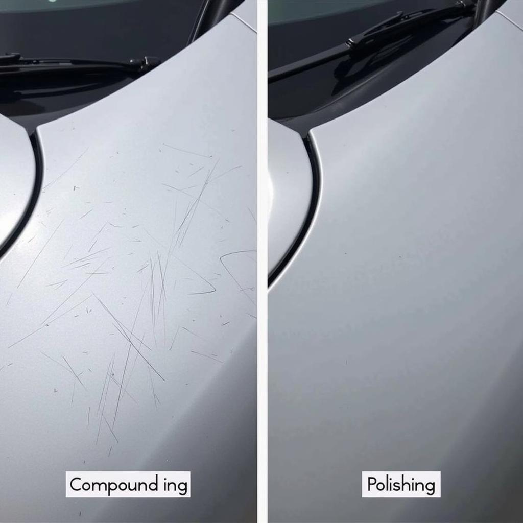 Car Paint Compounding and Polishing