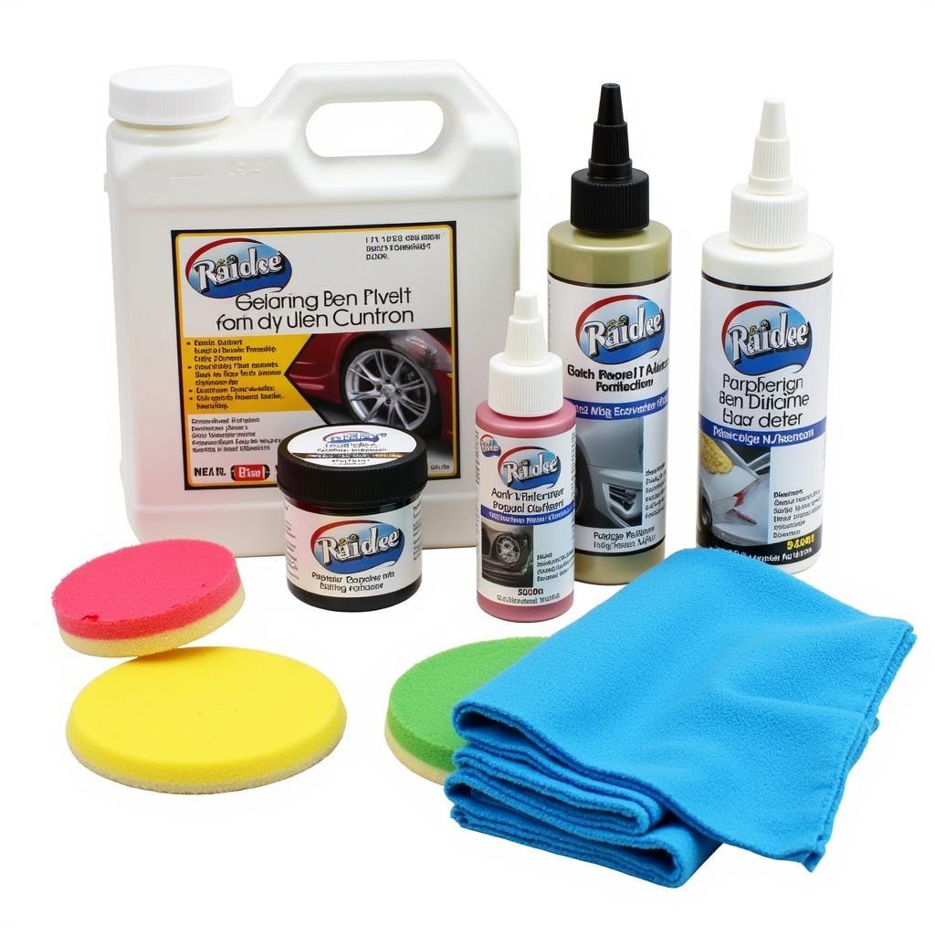 Car paint scratch remover kit