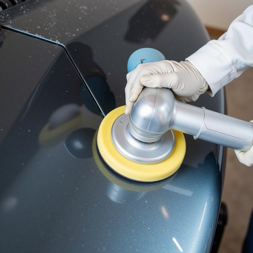 Polishing Car to Remove Fade Coating