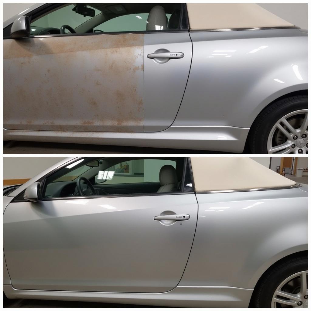 Car polishing process