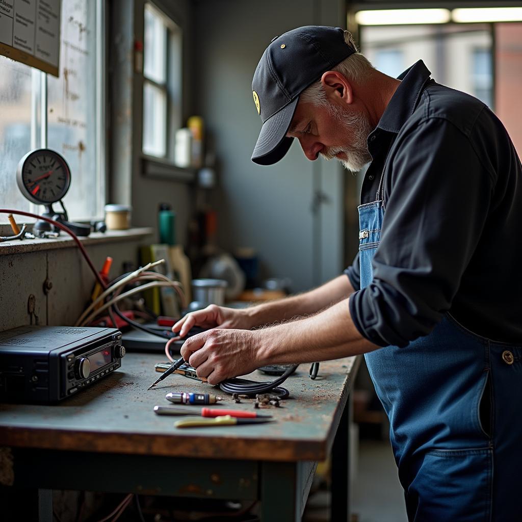 Car radio repair shop in Brooklyn