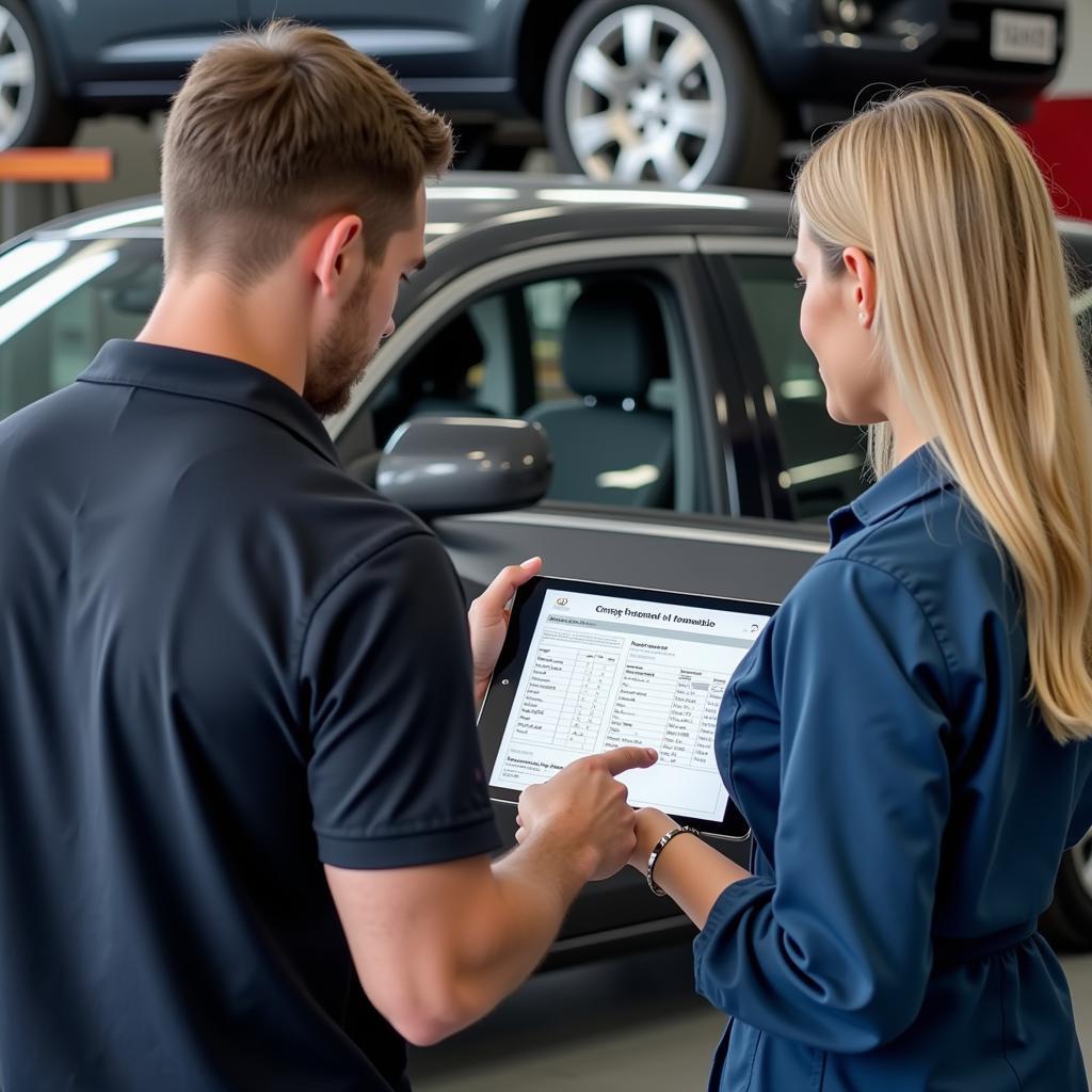 Reviewing a Car Repair Estimate in Frankston