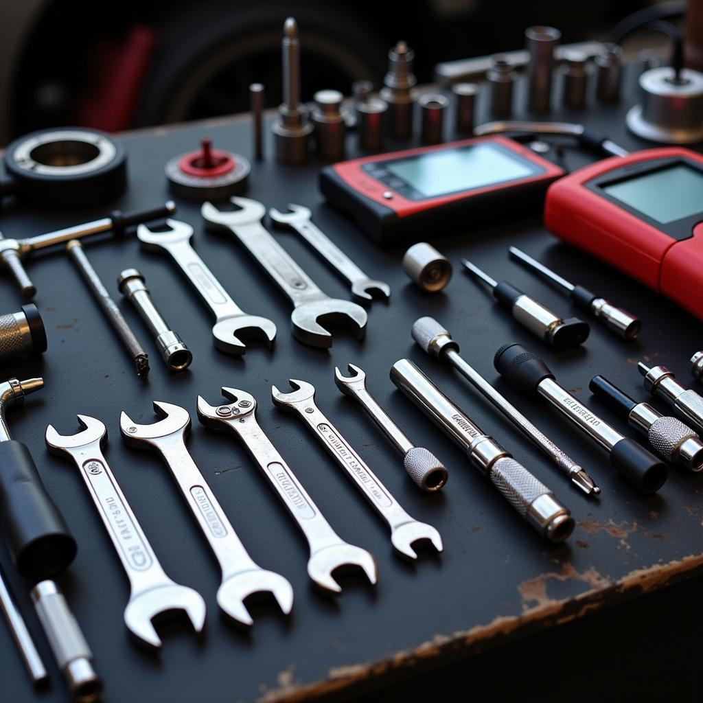 Assortment of Car Repair Tools