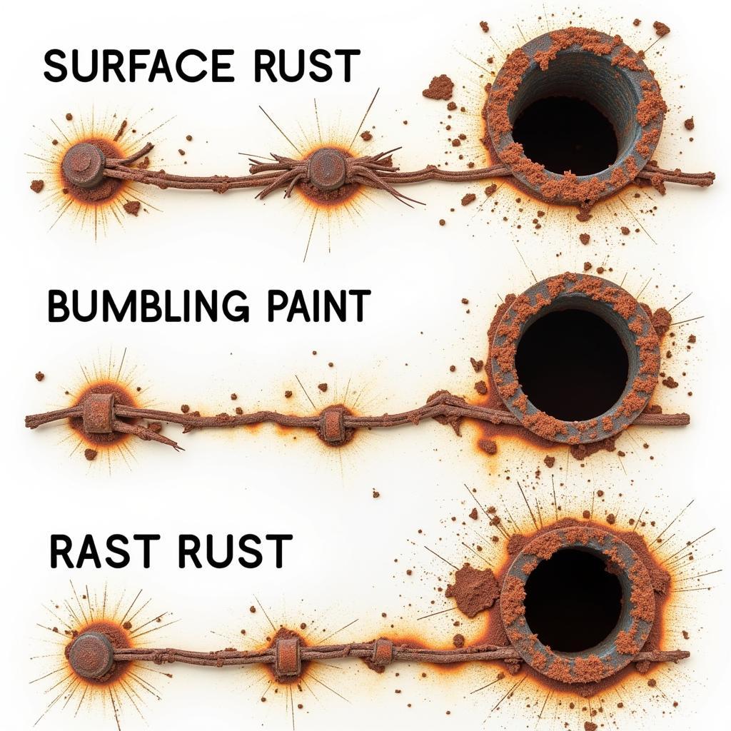 Car Rust Repair Stages: From Surface Rust to Hole Repair