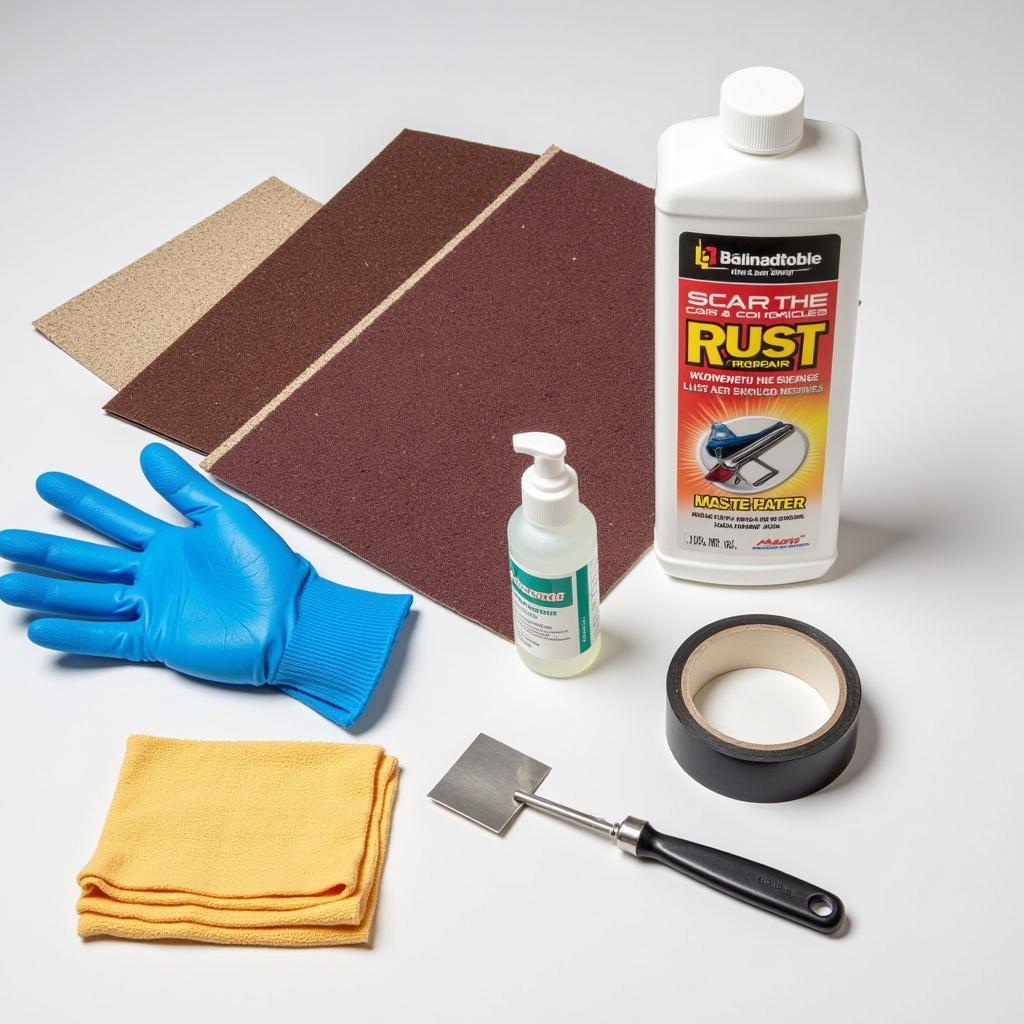 Car rust repair tools