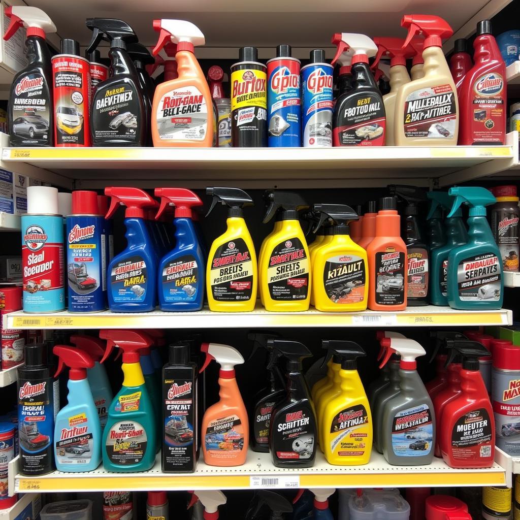 Various car scratch remover products