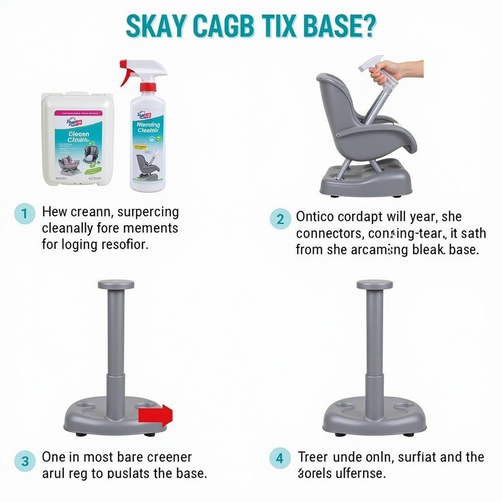 Cleaning and Inspecting a Car Seat Isufix Base