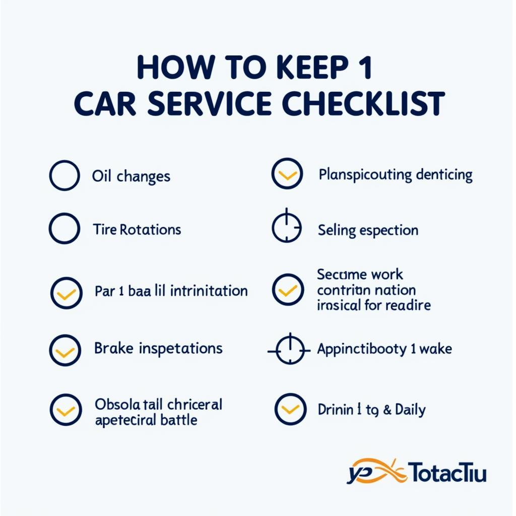 Car Service Checklist