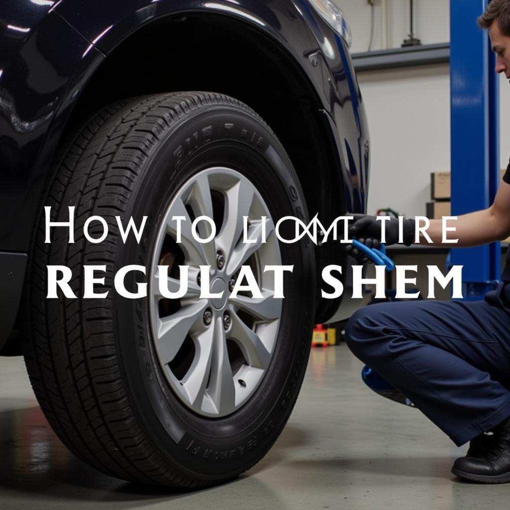 Car tire rotation and alignment