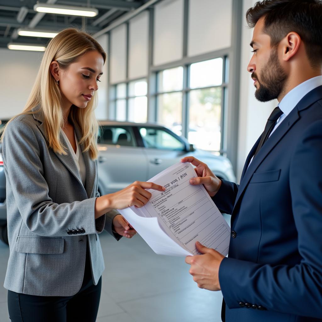 Negotiating Car Trade-In Value at Dealership