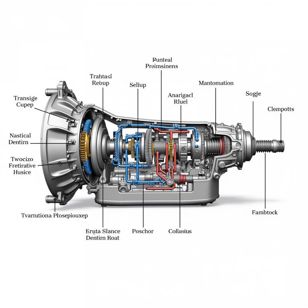 Car transmission diagram