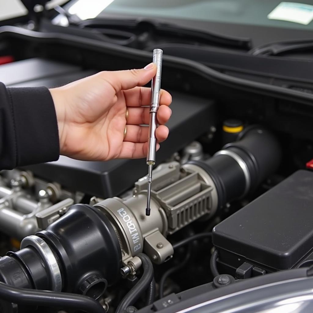 Checking Car Transmission Fluid