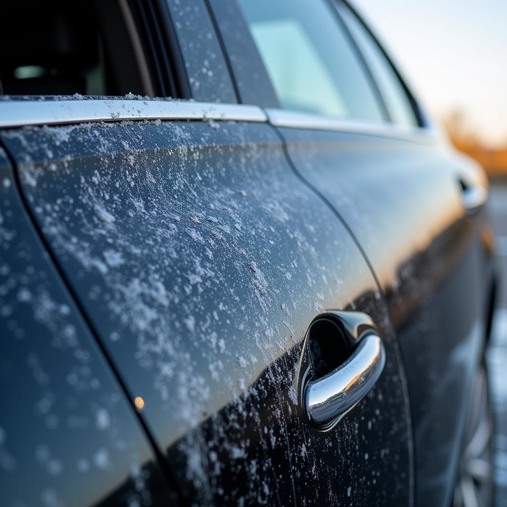 Car Wash Scratches on Door Panel