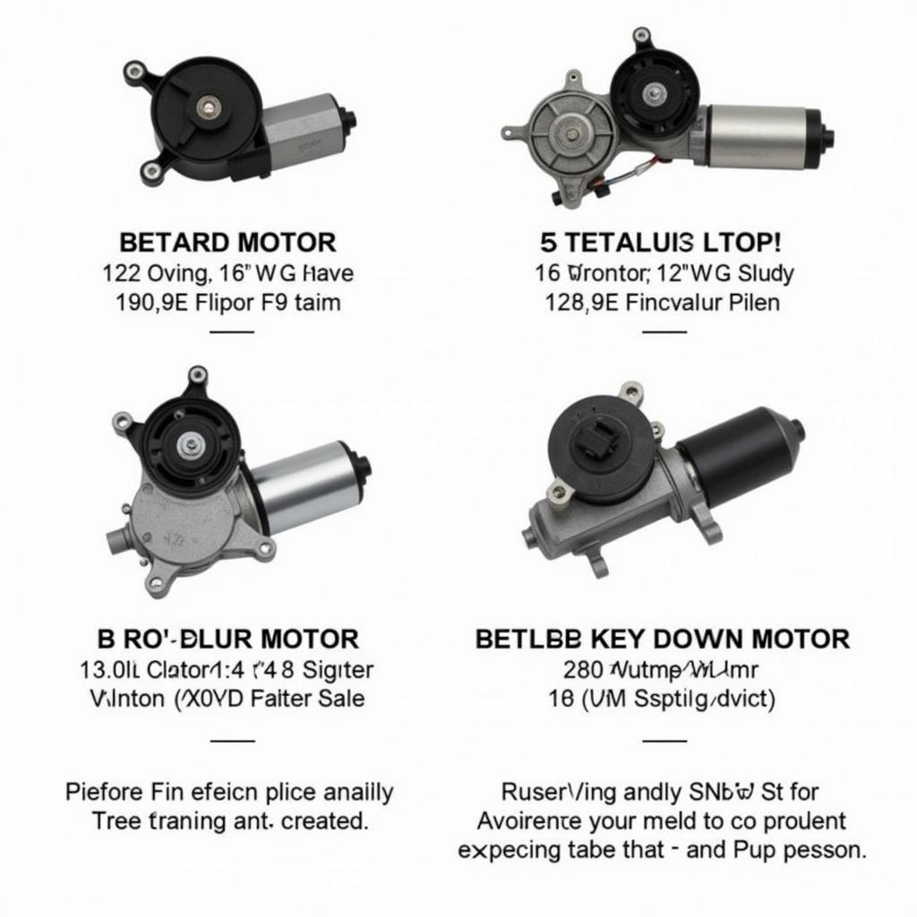 Types of Car Window Motors