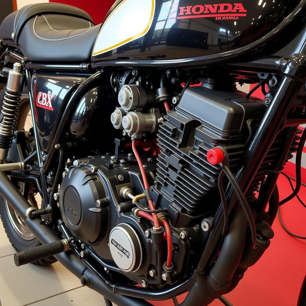 Honda CBX Engine Compartment