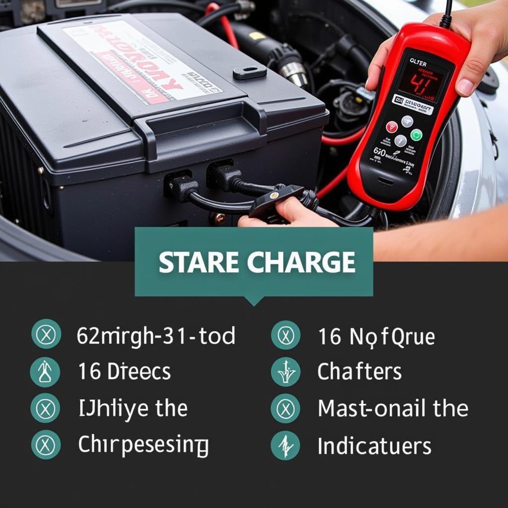 Charging a Maintenance-Free Deep Cycle Car Battery using a Smart Charger