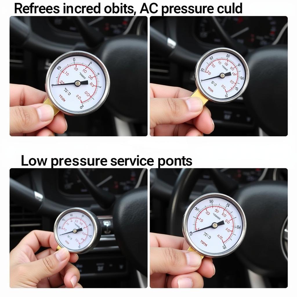 Checking Car AC Refrigerant Levels