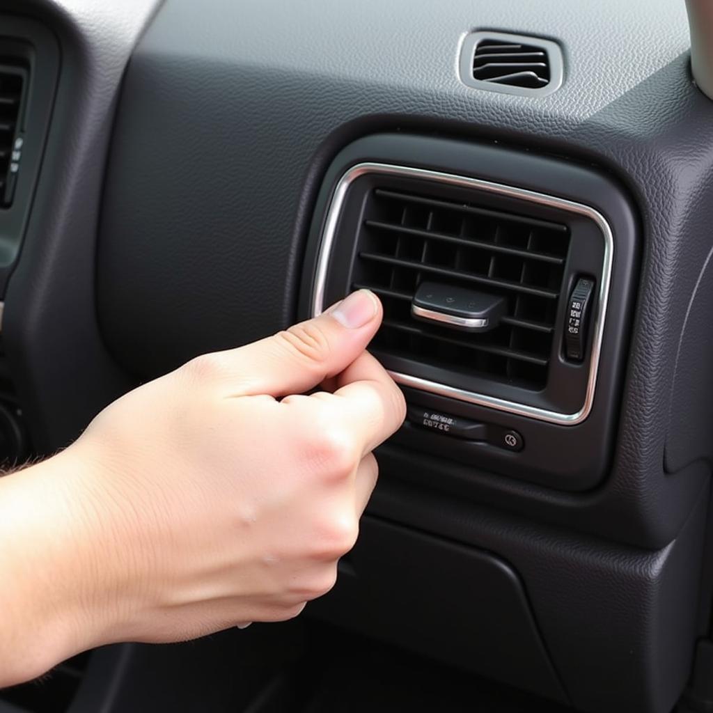 Checking Car Air Vents