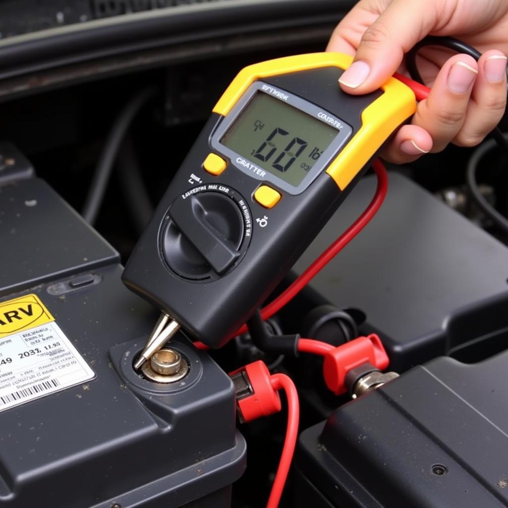 Checking Car Battery Voltage