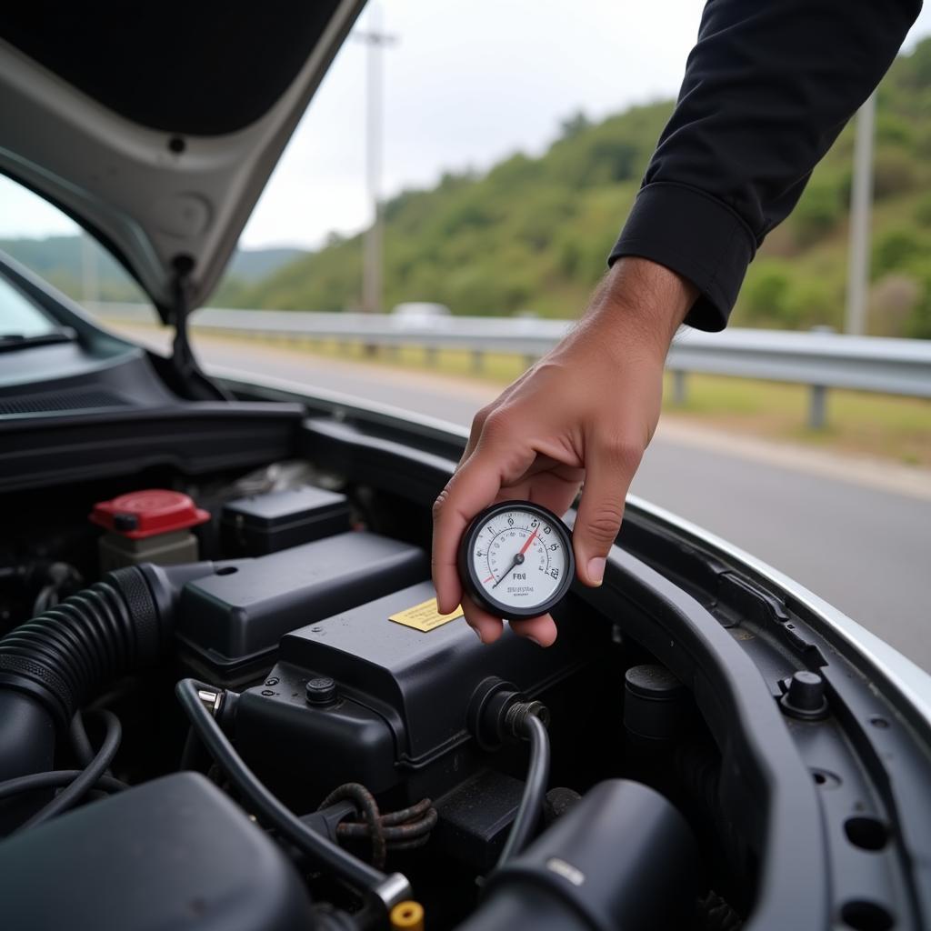 Checking Car Coolant in the Philippines