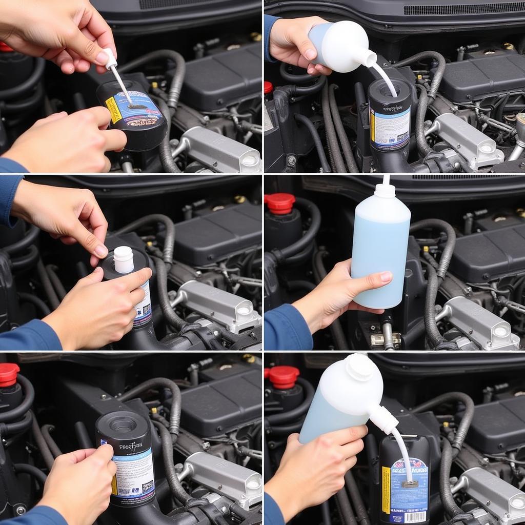 Checking Car Fluids