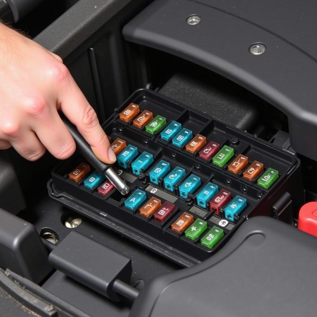 Checking Car Fuse Box