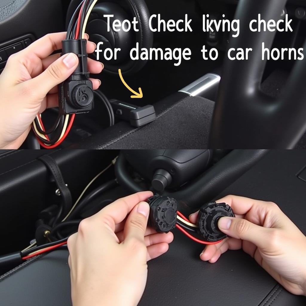 Checking Car Horn Wiring Connections