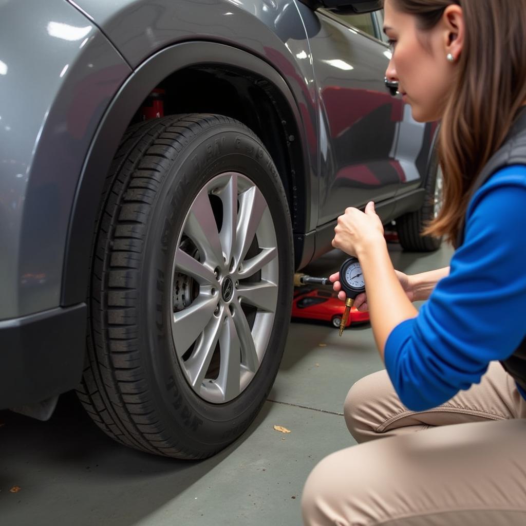 Checking Tire Pressure