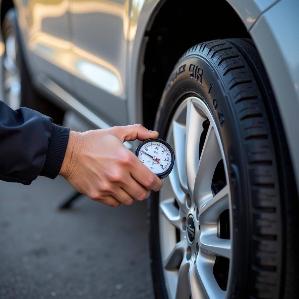 Checking Tire Pressure