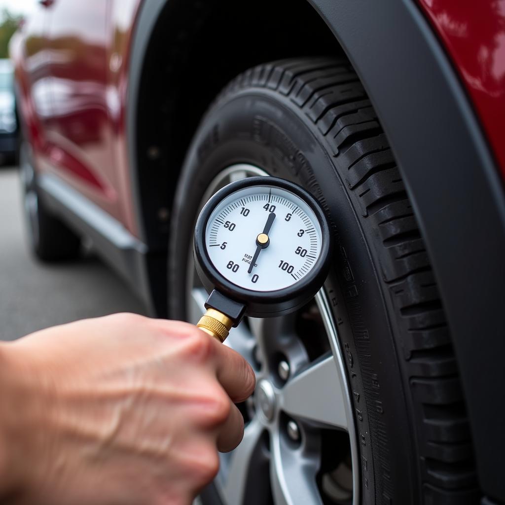 Checking Tire Pressure for Proper Car Maintenance