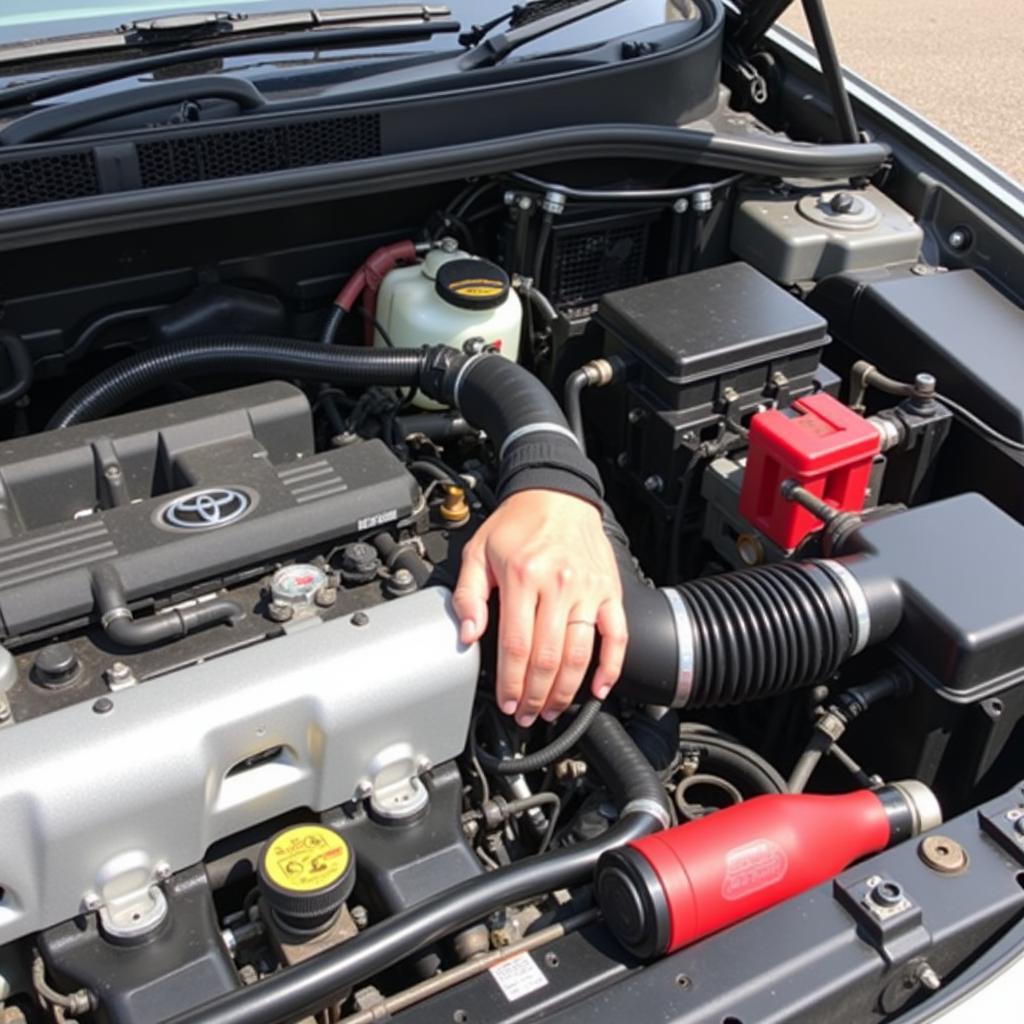 Checking the AC Lines in a Toyota