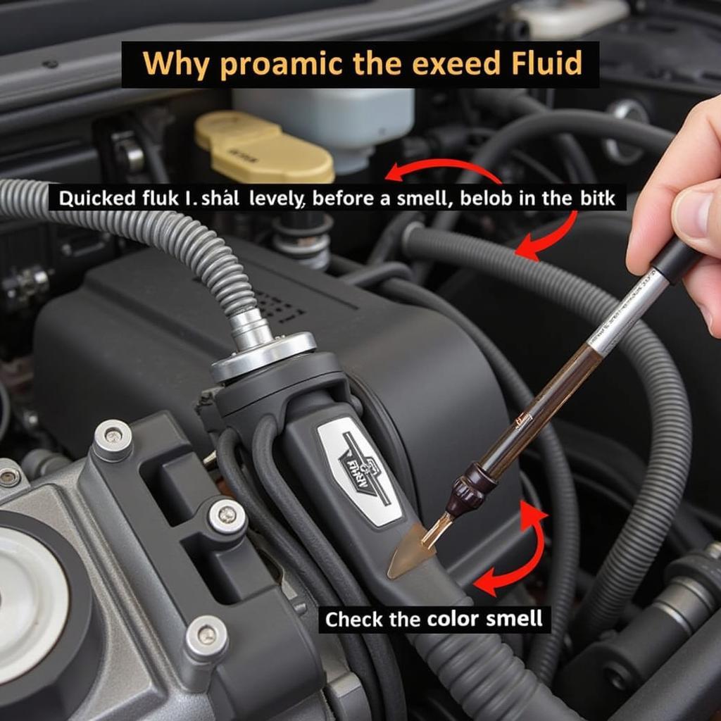 Checking Car Transmission Fluid