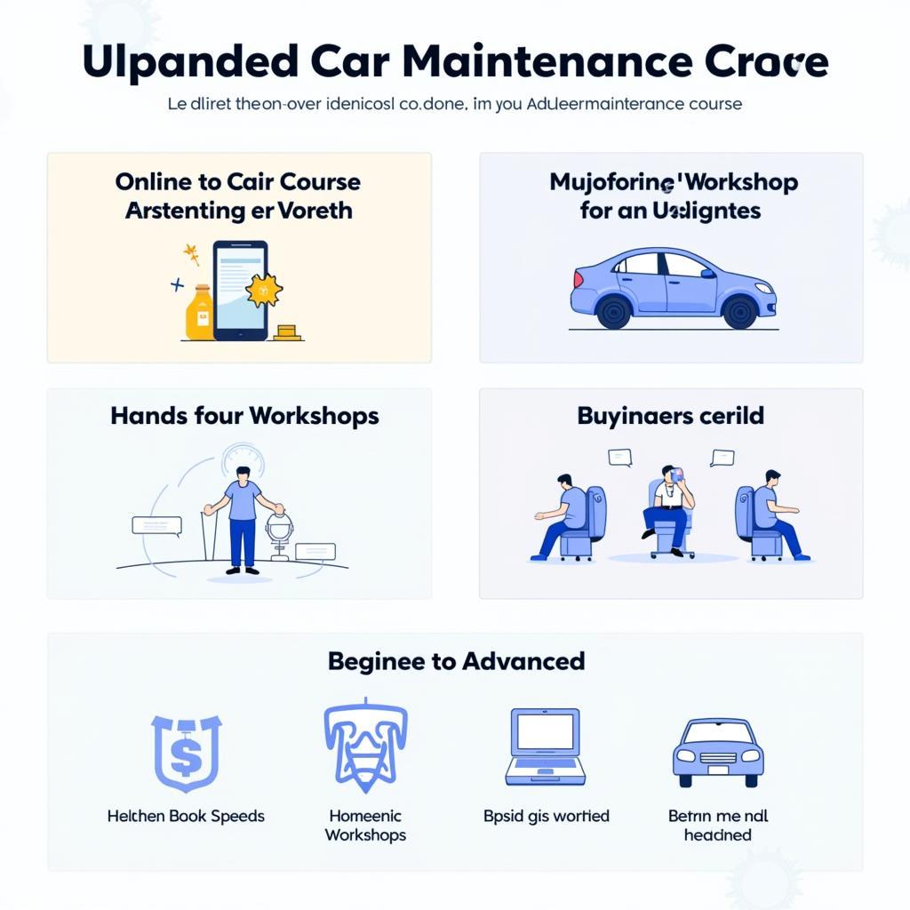 Choosing the right car maintenance course involves considering your skill level, goals, and preferred learning format.